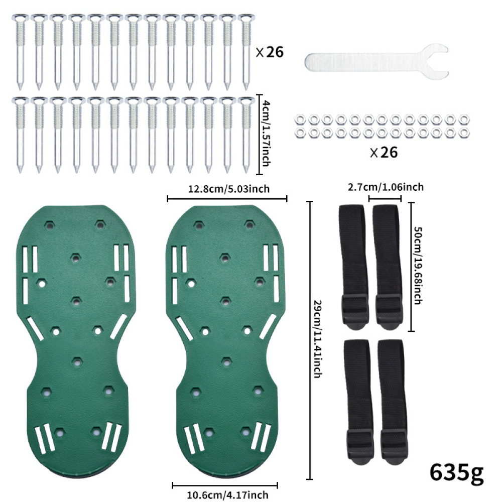 Lawn Aerator Shoes Spikes Heavy Duty - Lawn Aerator Spike Shoes Durable Gardening