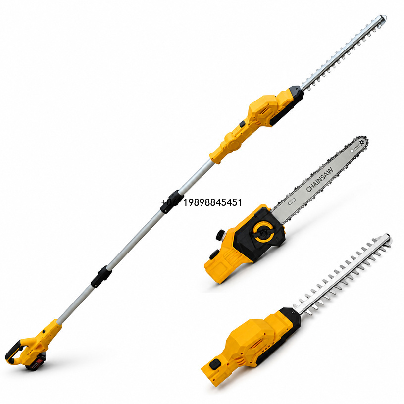 Cordless Hedge Trimmer Pole 2 In 1 - 2 in 1 with Pole Saw
