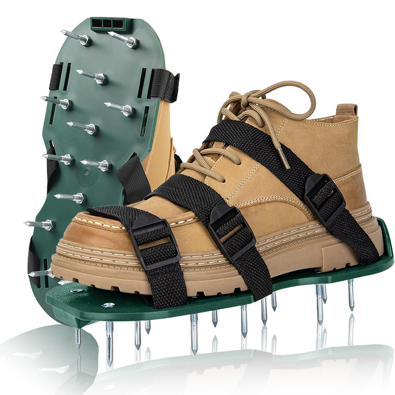 Lawn Aerator Shoes Spikes Heavy Duty - 1 Pair Lawn Aerator Shoes for