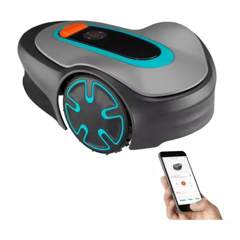 Smart Automatic Lawn Mower App - Grey Automatic lawn mower Smart Robotic