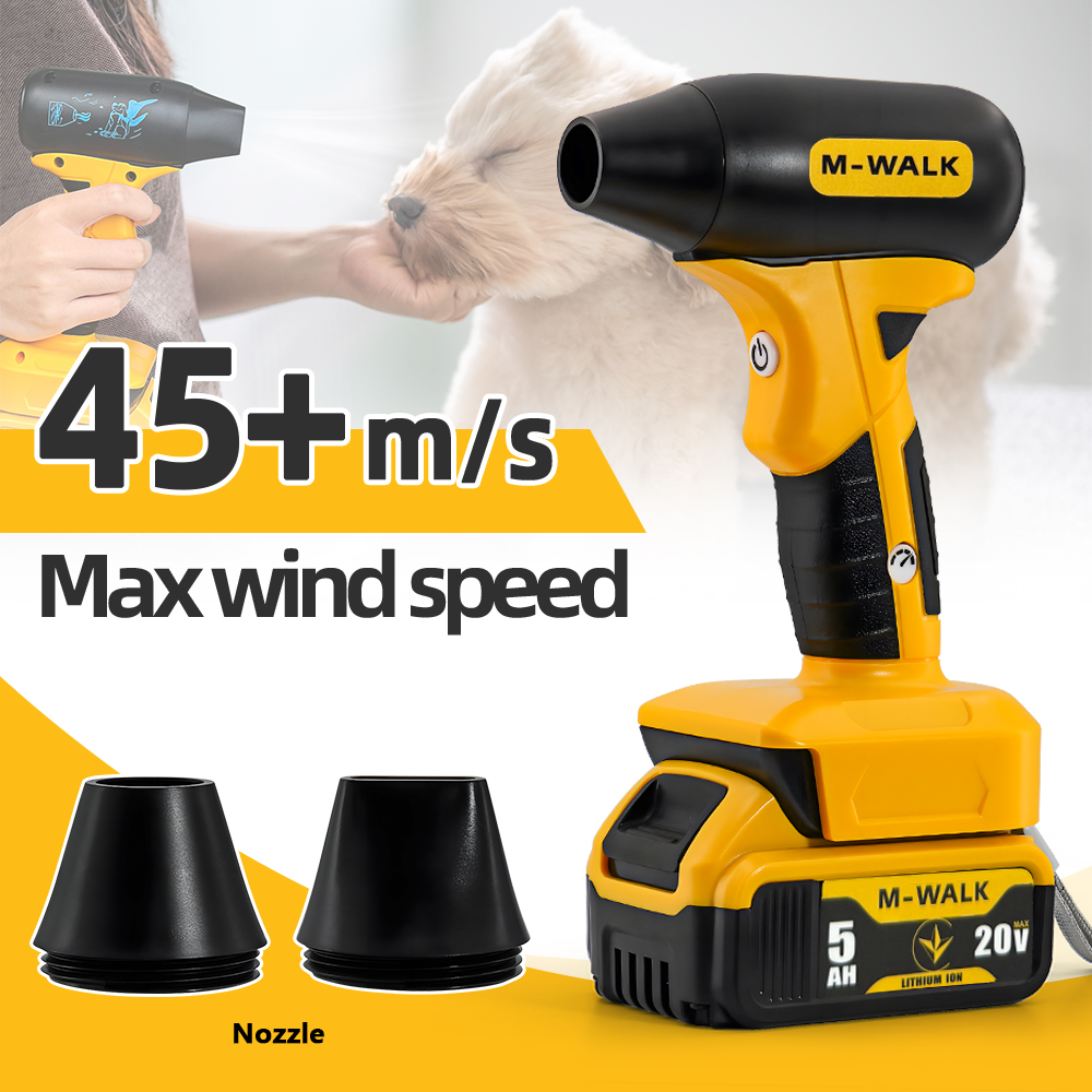 Cordless Leaf Blower Brushless 20V - M-WALK 130000RPM Brushless Electric Turbo Blowers