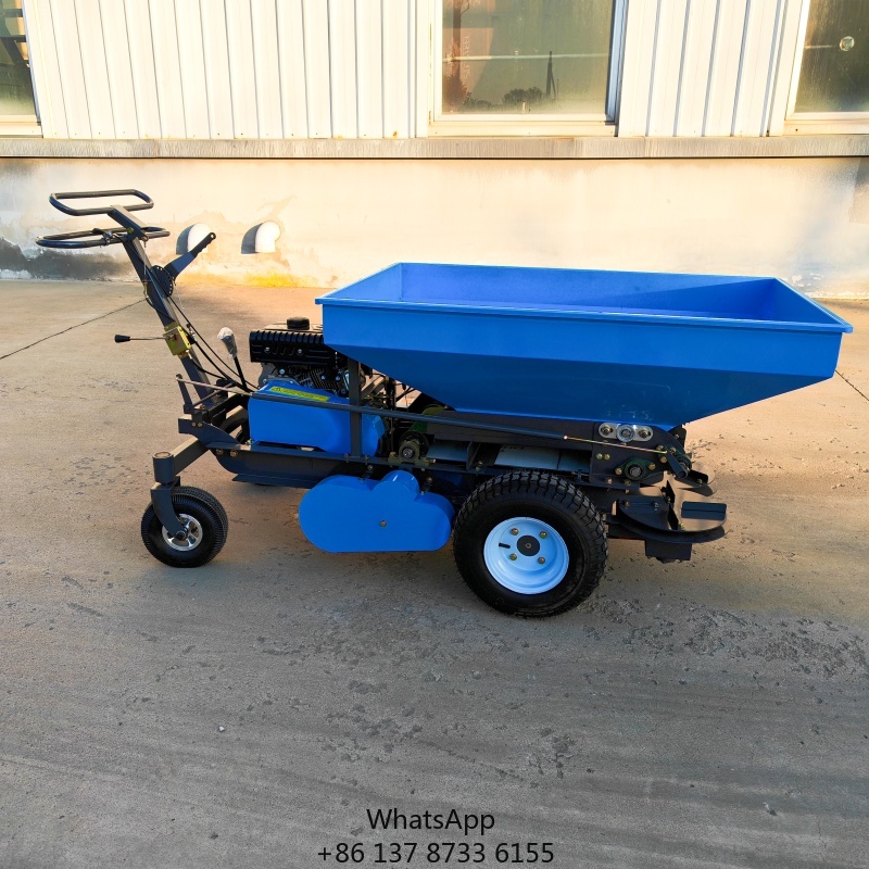 Fertilizer Spreader Walk Behind Broadcast - Small Walk-Behind Broadcast Spreader Large-Capacity Manual