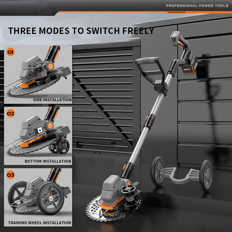 Portable Household Electric Mo - đánh giá và giá Brushless Cordless Grass Trimmer 21V
