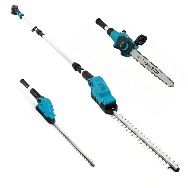 Cordless Pole Hedge Trimmer 2  - đánh giá và giá Cordless Hedge Trimmer Pole 2 In 1