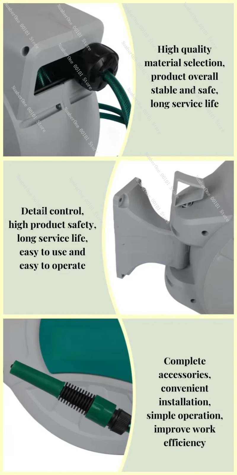 30M Heavy Duty Retractable Hos - đánh giá và giá Garden Hose Reel Automatic Retractable 30M