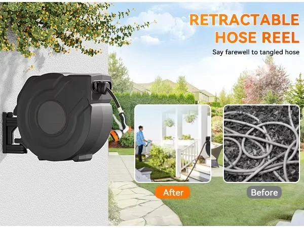 &For 30M Automatic Retractable - đánh giá và giá Garden Hose Reel Automatic Retractable 30M