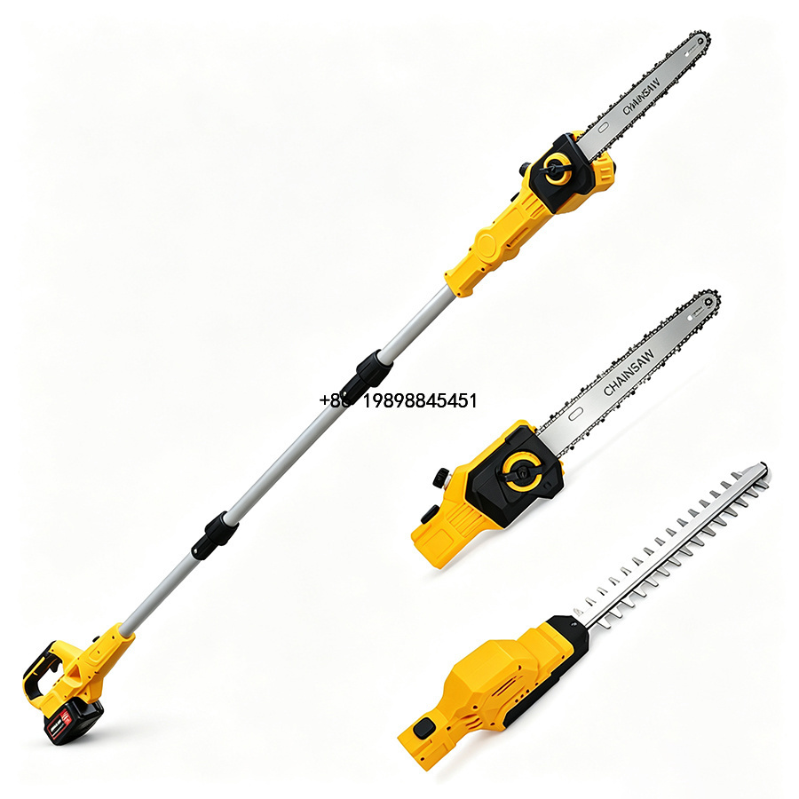 2-in-1 Cordless Pole Chainsaw  - đánh giá và giá Cordless Hedge Trimmer Pole 2 In 1