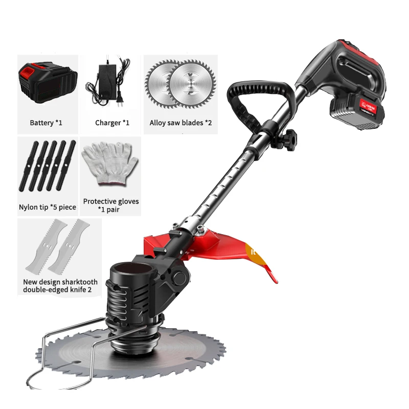 1880W Electric Lawn Mower 21V  - đánh giá và giá Brushless Cordless Grass Trimmer 21V