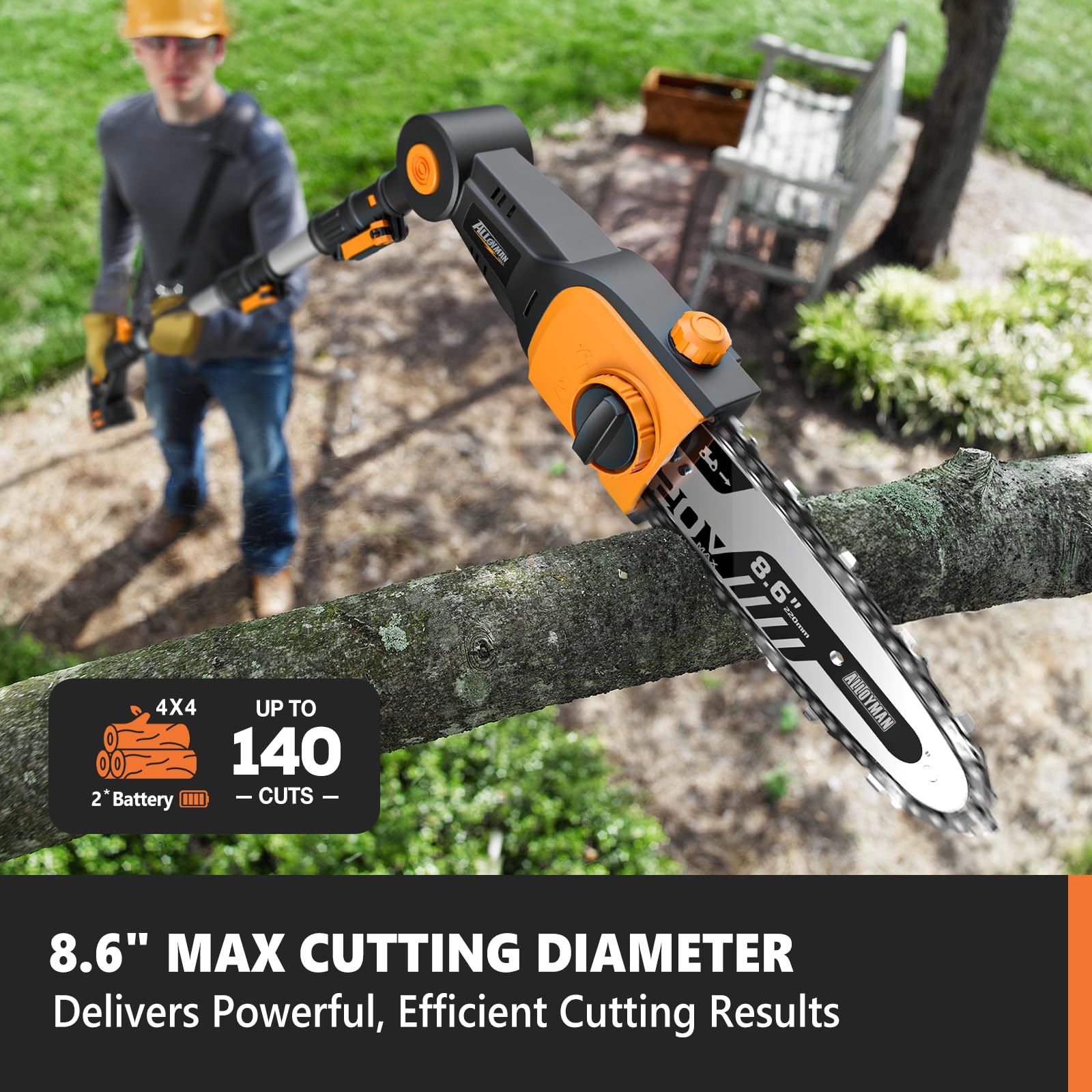 2-in-1 Telescopic Cordless Pol - đánh giá và giá Cordless Hedge Trimmer Pole 2 In 1