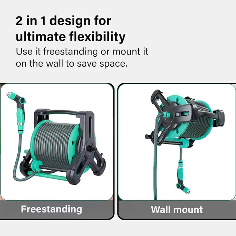 for 20m 30m 40m Wall Mounted A - đánh giá và giá Garden Hose Reel Automatic Retractable 30M