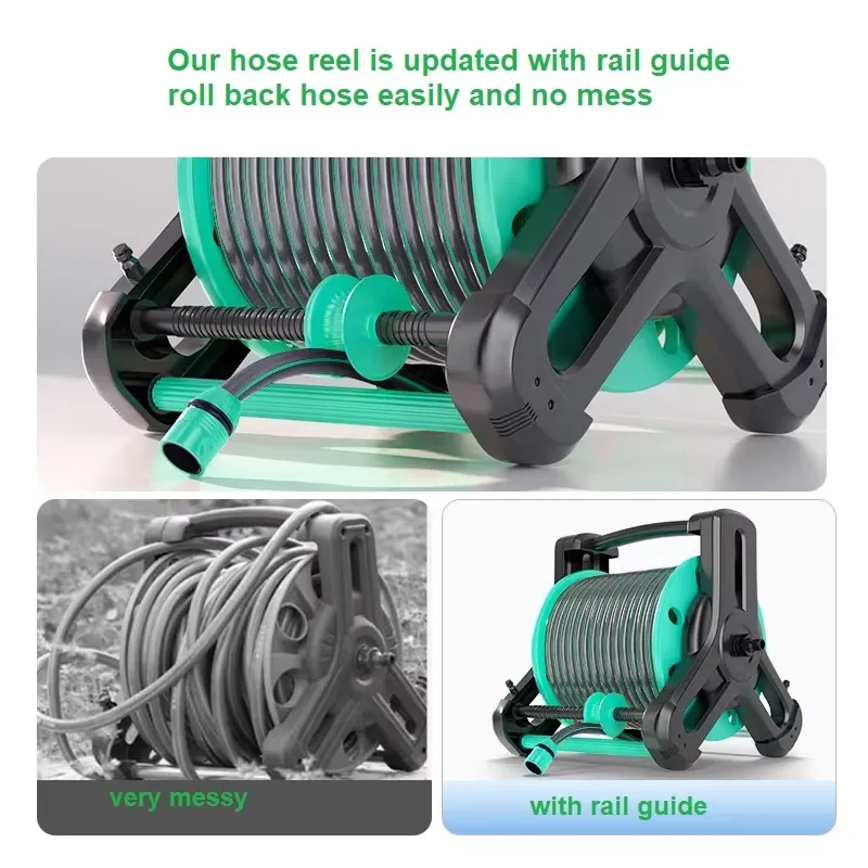 for 20m 30m 40m Wall Mounted A - đánh giá và giá Garden Hose Reel Automatic Retractable 30M