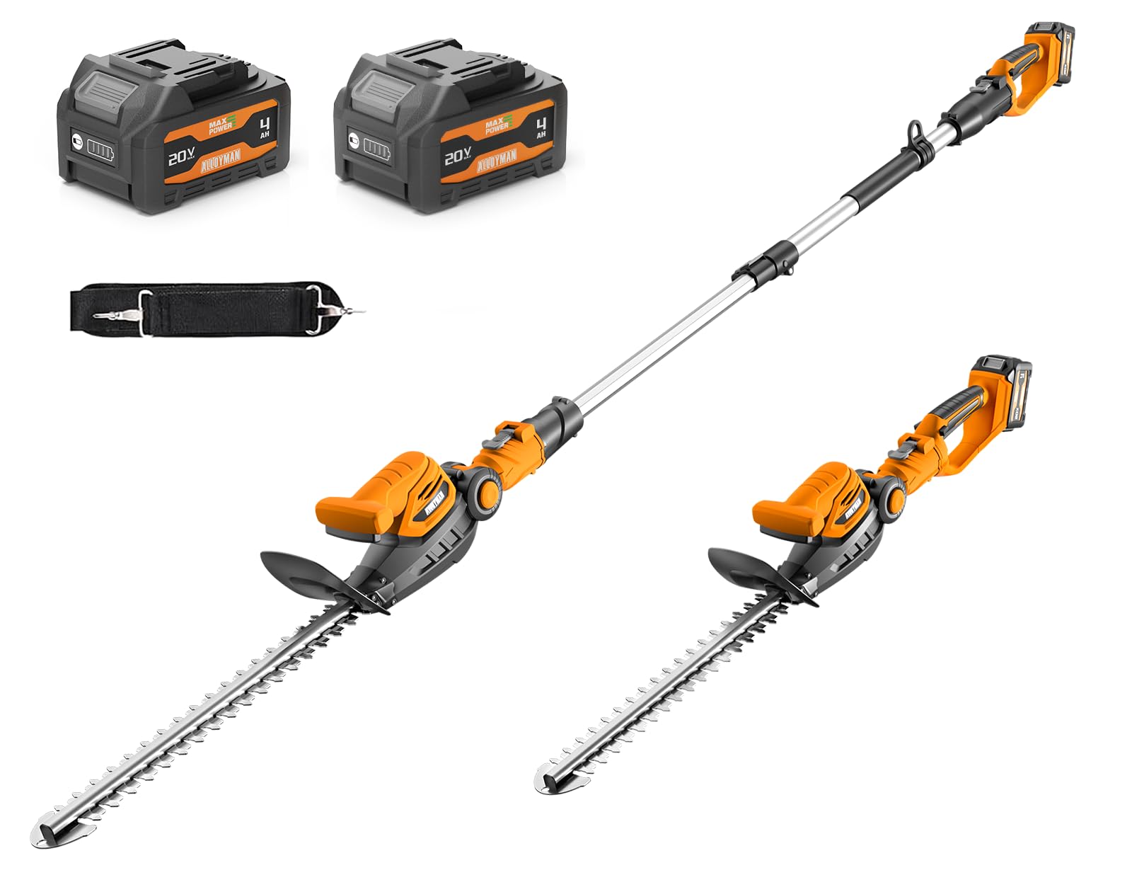 20V 2-in-1 Cordless Pole & Han - đánh giá và giá Cordless Hedge Trimmer Pole 2 In 1