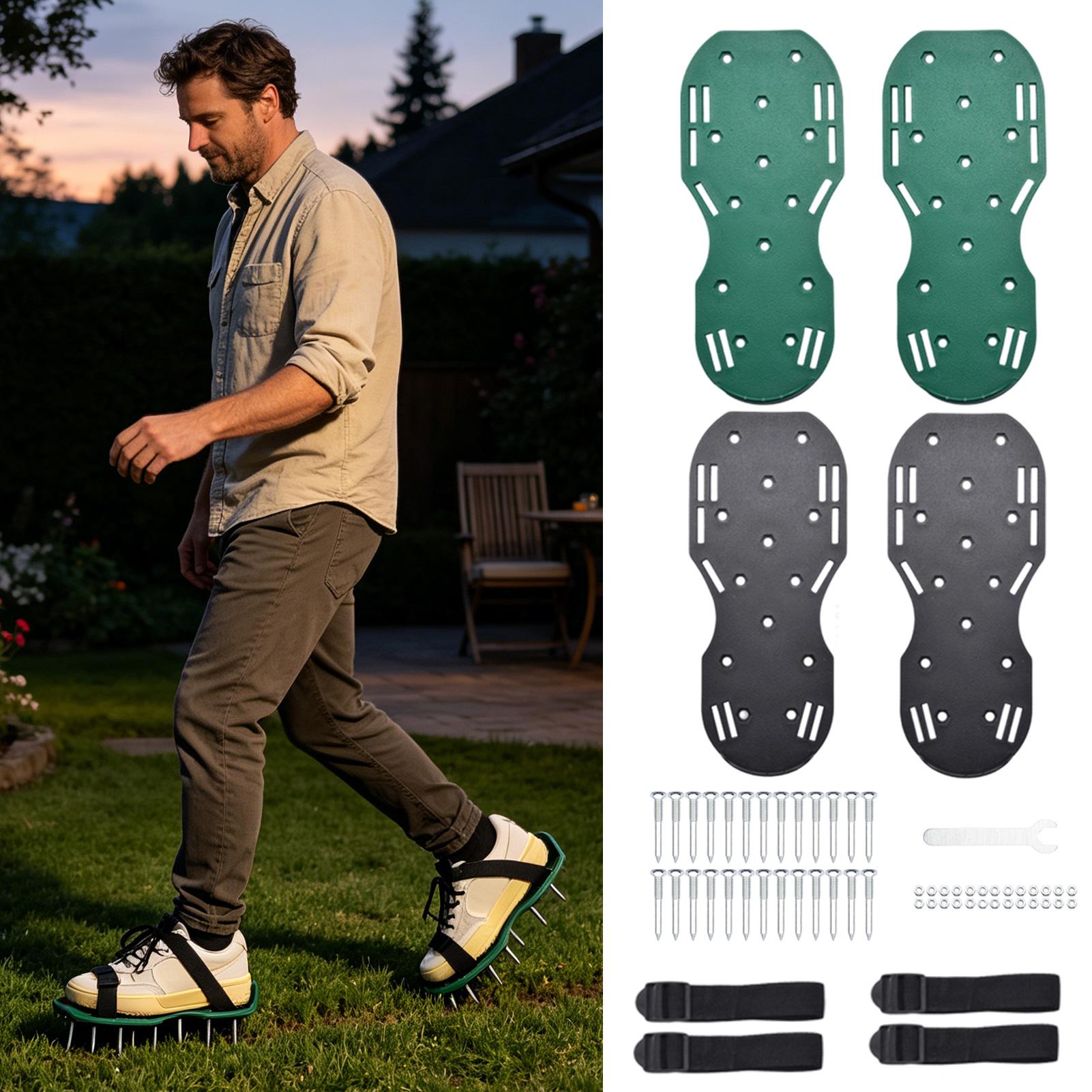 Aerating Shoes for Lawn Heavy  - đánh giá và giá Lawn Aerator Shoes Spikes Heavy Duty