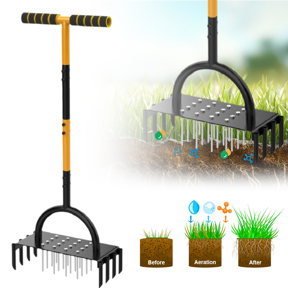 2-in-1 Manual Heavy Duty Grass - đánh giá và giá Lawn Aerator Shoes Spikes Heavy Duty