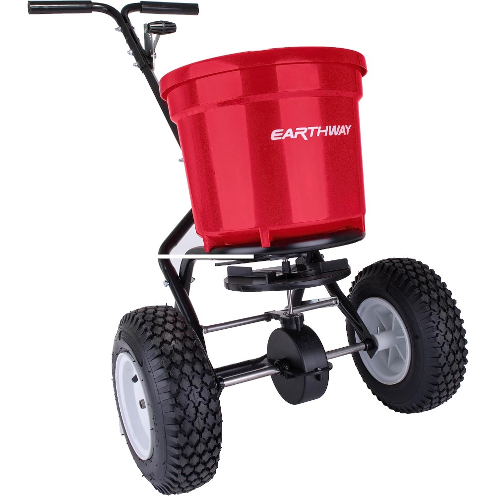 2150 Commercial 50 LB Broadcas - đánh giá và giá Fertilizer Spreader Walk Behind Broadcast