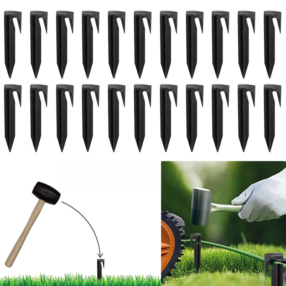 100pcs Ground Spikes Fixing Pi - đánh giá và giá Robotic Lawn Mower Boundary Wire