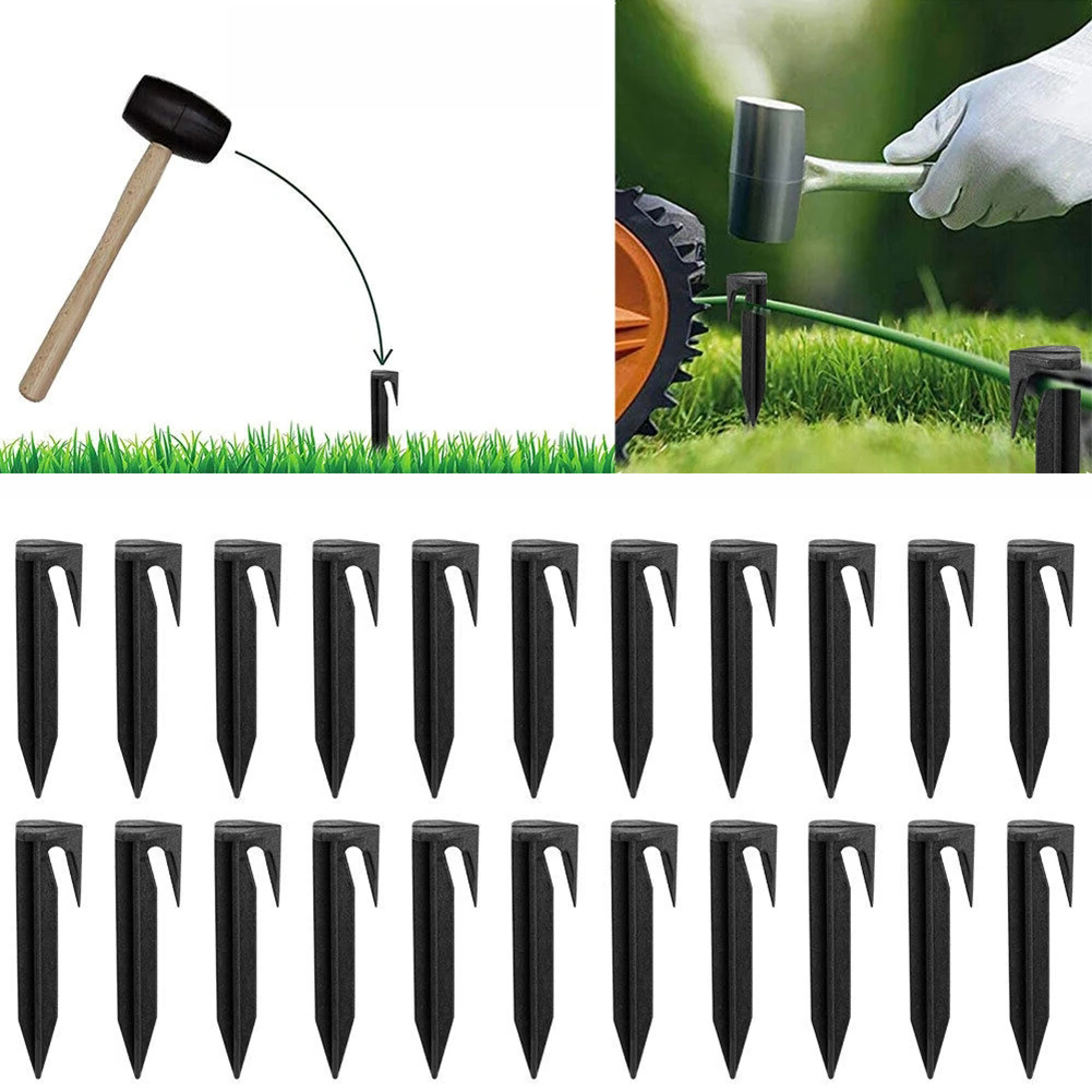 100pcs Ground Spikes Fixing Pi - đánh giá và giá Robotic Lawn Mower Boundary Wire