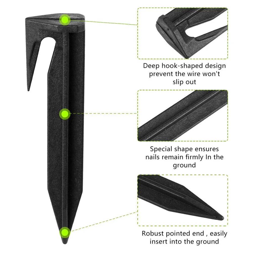 50pcs Lawn Mower Boundary Pegs - đánh giá và giá Boundary Wire Cable Peg Nails Lawn