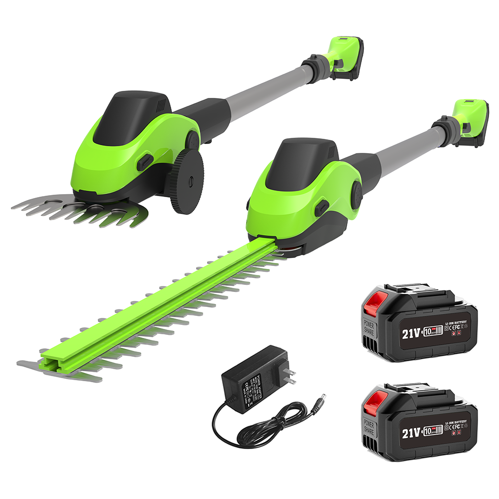 F.EASY.D 21V Li-ion Battery Po - đánh giá và giá Cordless Hedge Trimmer Pole 2 In 1
