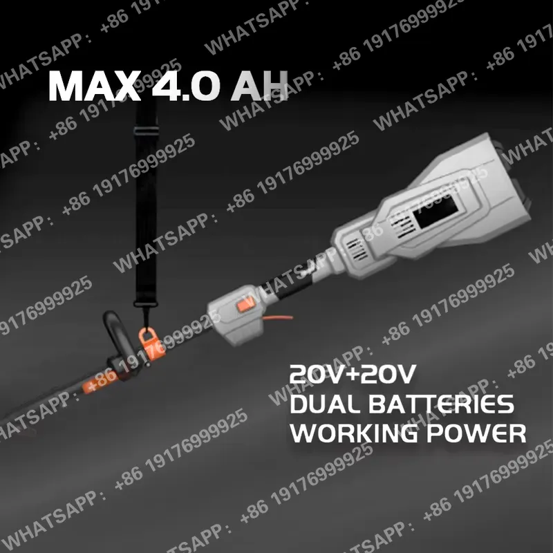 40V Cordless 2*20V String Trim - đánh giá và giá Cordless Hedge Trimmer Pole 2 In 1