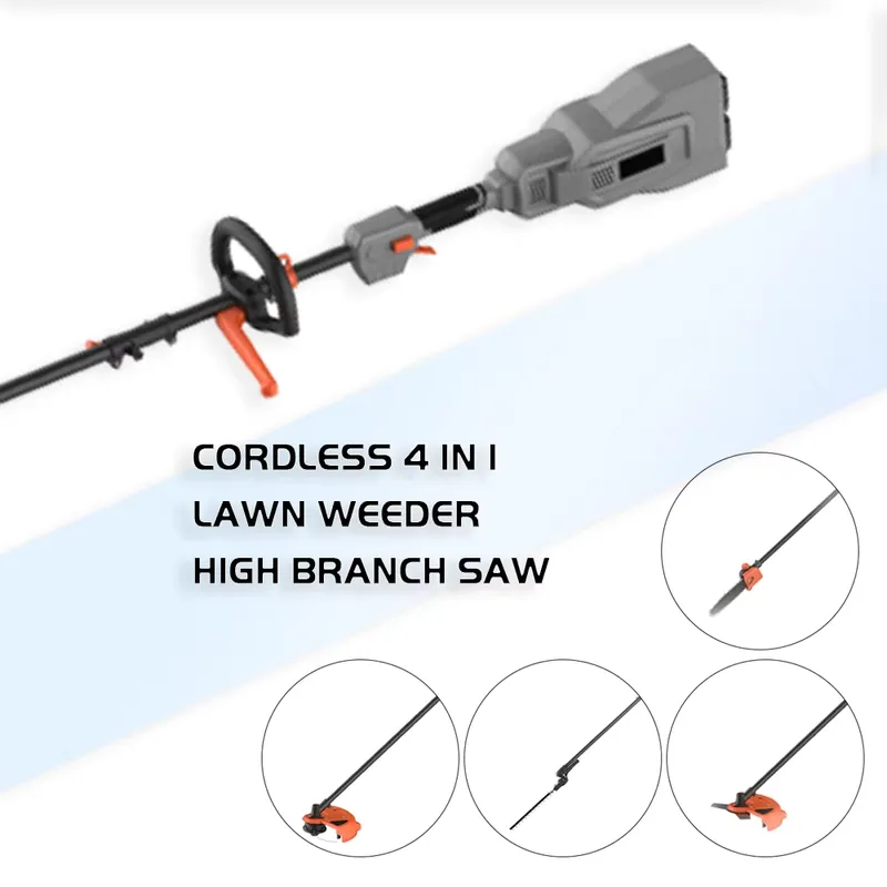 40V Cordless 2*20V String Trim - đánh giá và giá Cordless Hedge Trimmer Pole 2 In 1