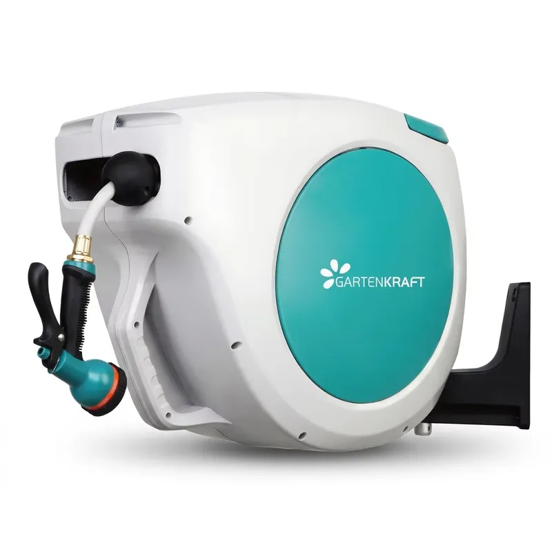 30M Wall Mounted with Spray No - đánh giá và giá Garden Hose Reel Automatic Retractable 30M