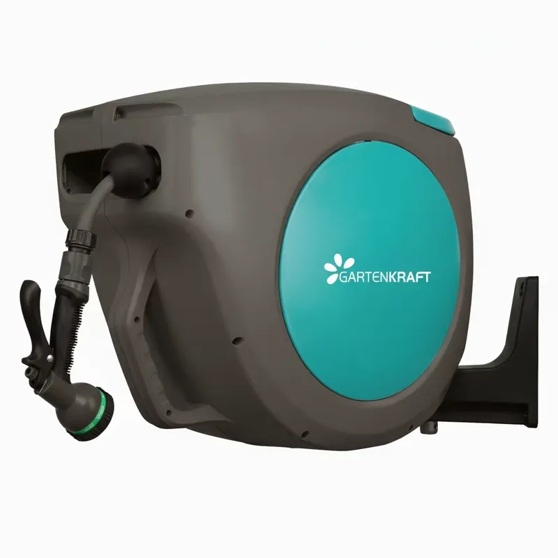 30M Wall Mounted with Spray No - đánh giá và giá Garden Hose Reel Automatic Retractable 30M